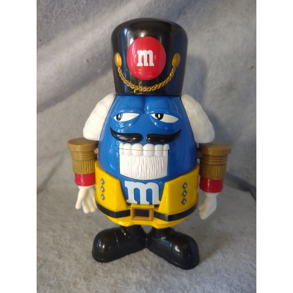 M&M Mars Blue Nutcracker Limited Holiday Edition Candy Dispenser